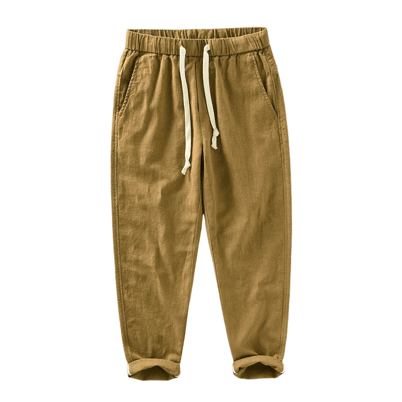 Men's Linen Trousers Rovino Verno