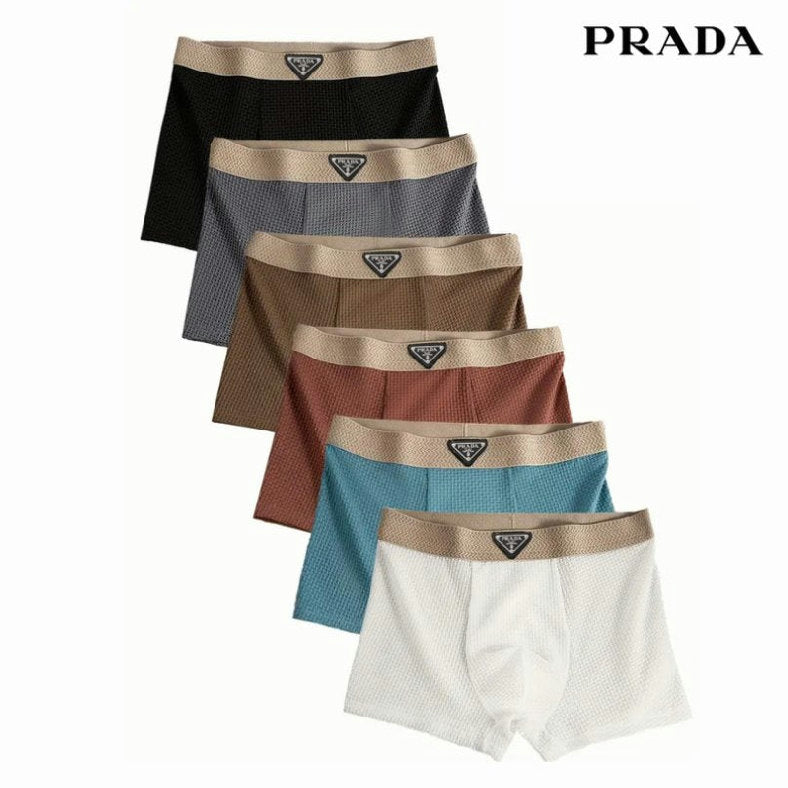 Men’s Textured Luxe Boxer Briefs (6-Pack)