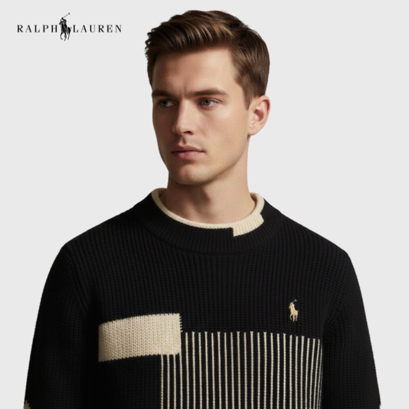 Color-Block Two-Tone Sweater
