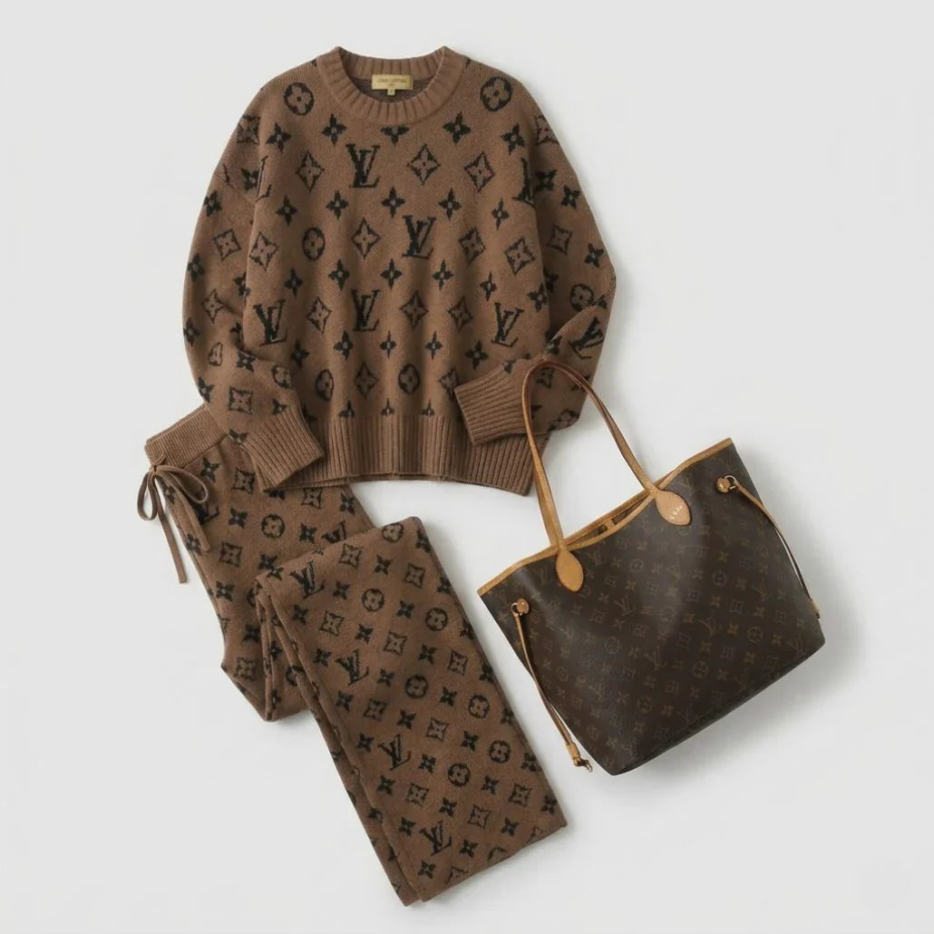 Luxe Knit Lounge Duo & Signature Tote