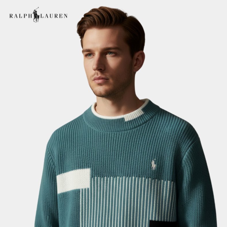 Color-Block Two-Tone Sweater