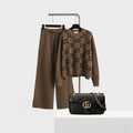 Cozy Luxe Knit Ensemble & Chain Bag
