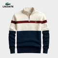 Heritage Stripe Zip Knit Sweater