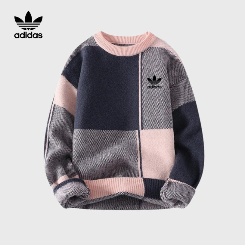 Retro Vintage Block Knit Sweater